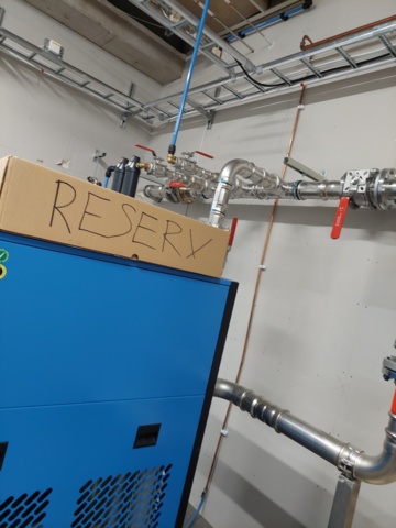 1110726-56 Complete compressor system Elgi with tank