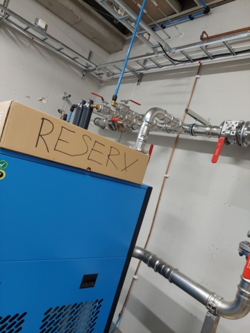 1110726-57 Complete compressor system Elgi with tank