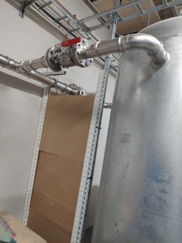 1110726-58 Complete compressor system Elgi with tank