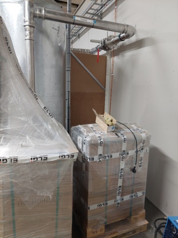 1110726-59 Complete compressor system Elgi with tank