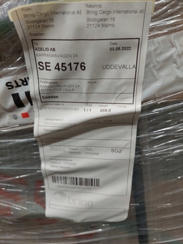 1110726-64 Complete compressor system Elgi with tank