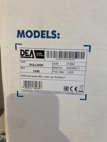 1091217-4 Sliding gate motor DEA Gulliver 18/IB 230V 2100Kg