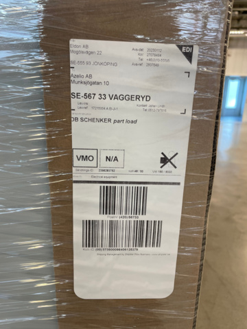 1111283-4 Electric cabinet Hoffman MCF04KU1C4E78FA New!