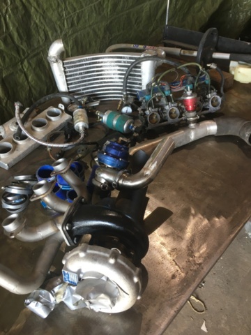 1107859-11 Motorcycle suzuki 1100R -91 renovation object with lots of accessories