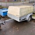 1111576-1 Trailer HEBY TRAILER 75 18 (Flatbed - Cargo box - Canopy)