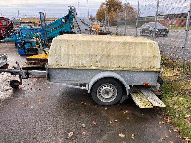 1111576-2 Trailer HEBY TRAILER 75 18 (Flatbed - Cargo box - Canopy)