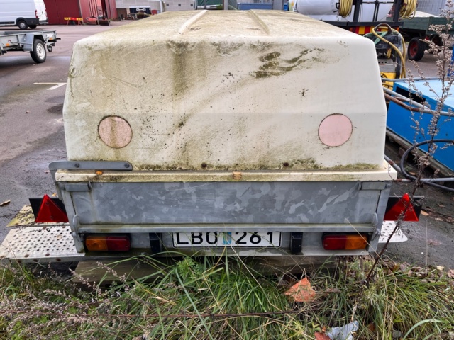 1111576-4 Trailer HEBY TRAILER 75 18 (Flatbed - Cargo box - Canopy)