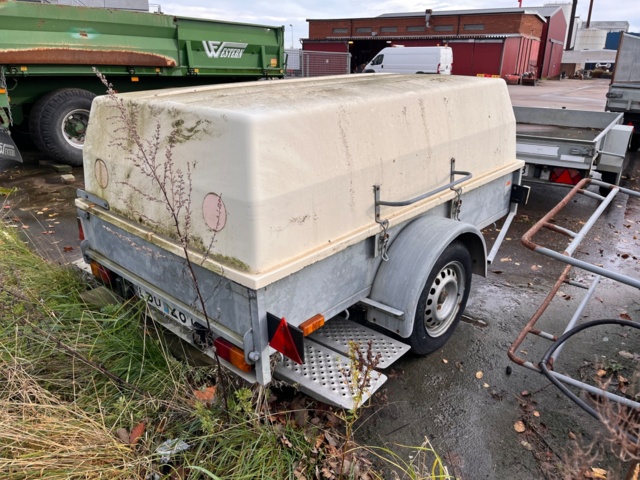 1111576-5 Trailer HEBY TRAILER 75 18 (Flatbed - Cargo box - Canopy)