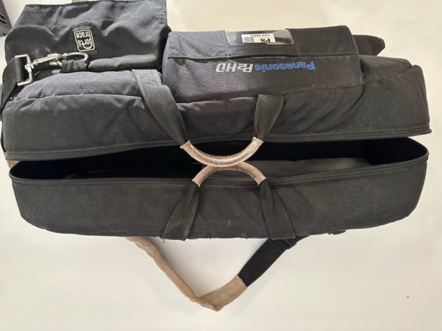 1071661-17 Film camera Panasonic AG-HPX500 Camcorder W/Canon 16X K with various accessories