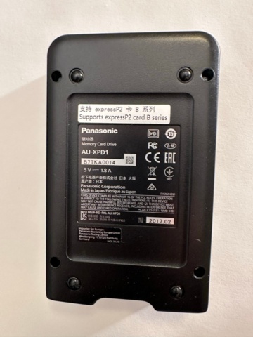 1071661-18 Film camera Panasonic AG-HPX500 Camcorder W/Canon 16X K with various accessories