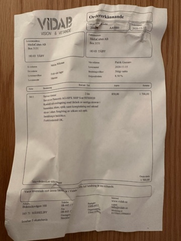1071661-21 Film camera Panasonic AG-HPX500 Camcorder W/Canon 16X K with various accessories