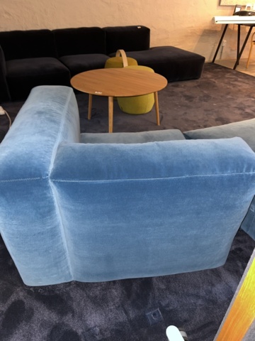 1068562-4 Velvet modular sofa, mags HAY blue