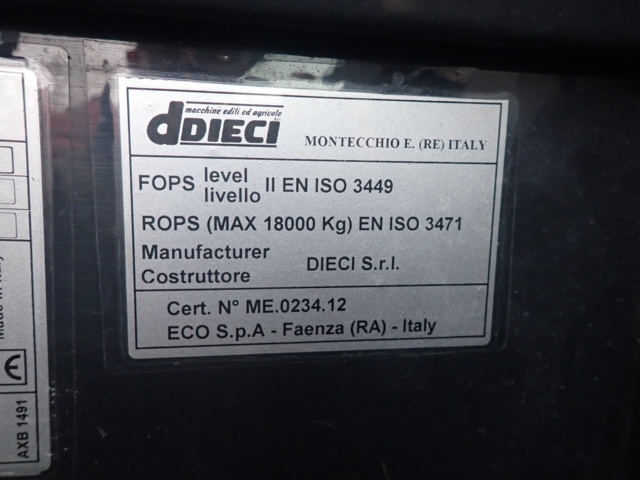 1111711-28 Telescopic loader Dieci Pegasus 40.25 -2014