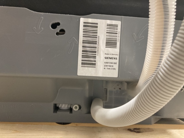 1101282-5 Dishwasher Siemens SX67Z801BE