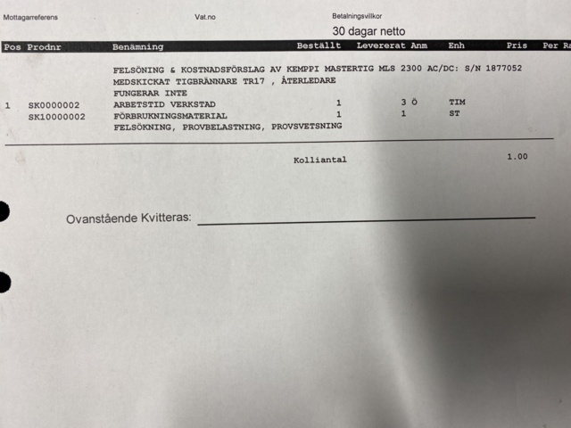 1081108-9 Tig welding Kemppi Mastertig MLS 2300 ac/dc