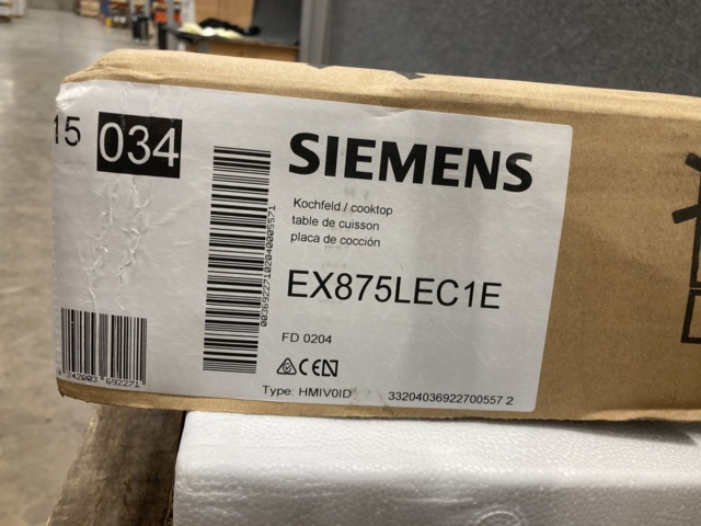 1101292-4 Induction hob Siemens EX875LEC1E/13