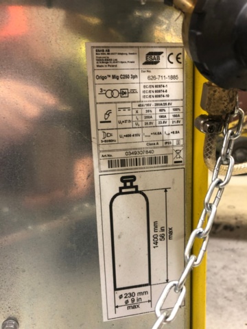 1111848-8 Esab Origo Mig C250 3ph hitsauslaite - Ei pohjahintaa