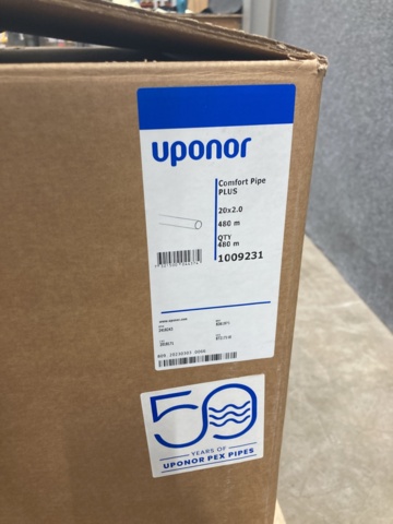 1101297-3 Värmerör Uponor Comfort Pipe PLUS 20x2,0 - 480 m