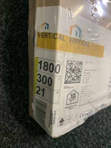 1084490-5 Panel radiator Purmo Vertical Vr21 1800-300