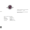 1112017-8 Ring 14K White Gold with untreated Spinel and Diamonds