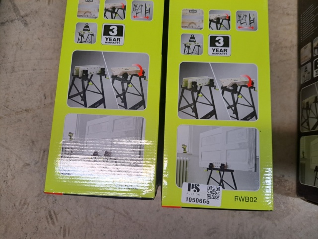 1050665-2 RYOBI Folding workbench RWB02 (2pcs)