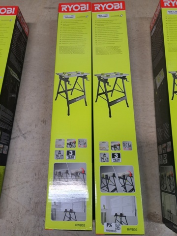 1050665-1 RYOBI Folding workbench RWB02 (2pcs)