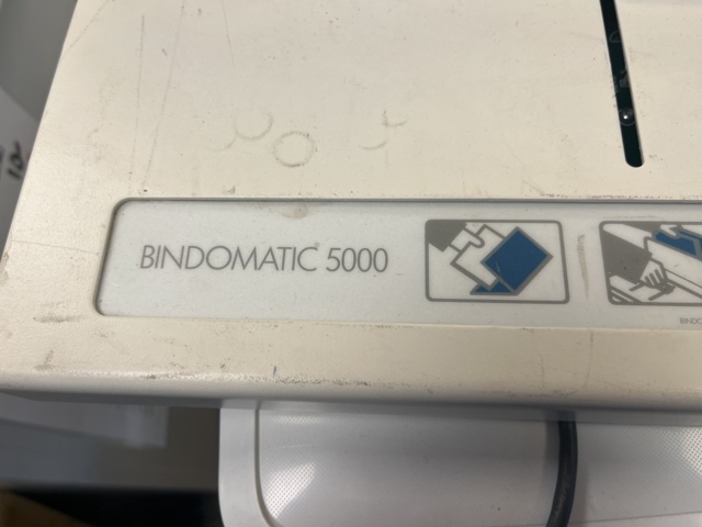 1085783-4 Binding machine Bindomatic 5000