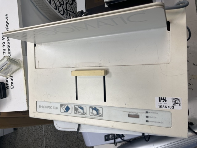1085783-9 Binding machine Bindomatic 5000