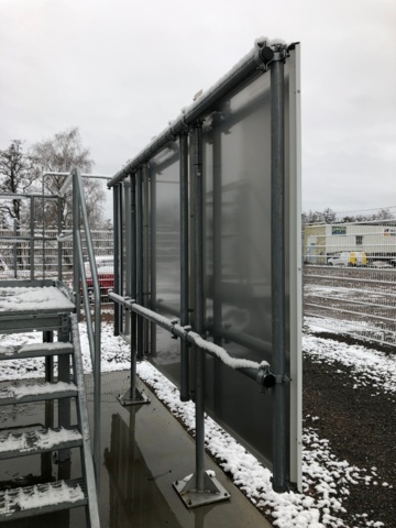 1035282-3 Sign with lighting, 2x4 meters