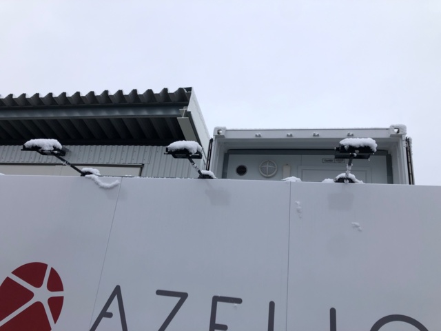 1035282-4 Sign with lighting, 2x4 meters