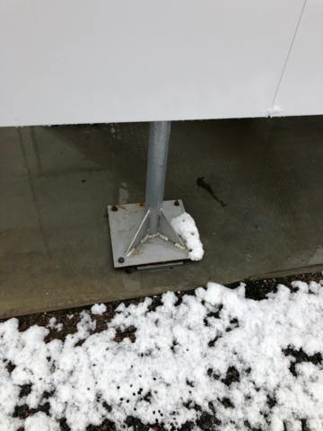 1035282-5 Sign with lighting, 2x4 meters