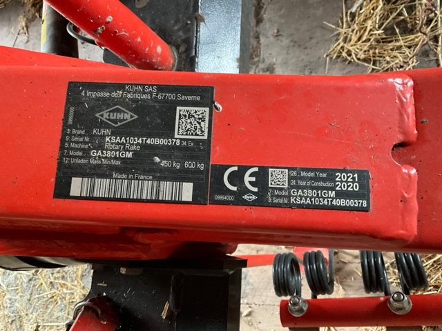 1061752-4 Stringer KUHN GA 3801 GM