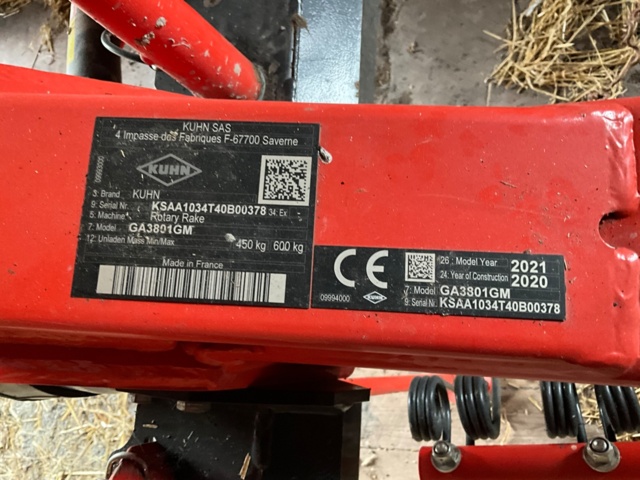 1061752-7 Stringer KUHN GA 3801 GM