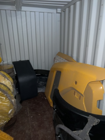 897673-7 20 foot Container volvo engine D6H -10 Caterpillar plates garbage parts