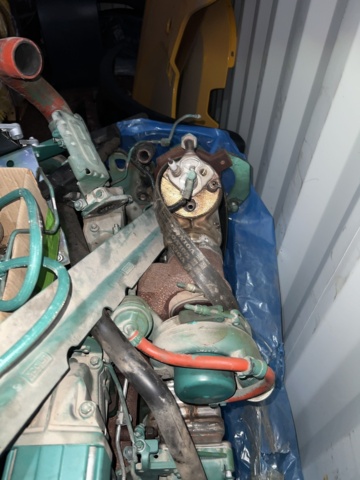 897673-29 20 foot Container volvo engine D6H -10 Caterpillar plates garbage parts