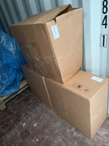 897673-34 20 foot Container volvo engine D6H -10 Caterpillar plates garbage parts