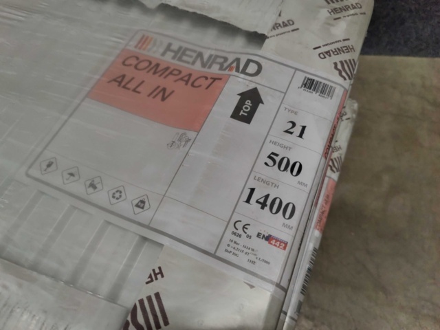 1099391-5 7 radiators Henrad Compact All In 500x1400 mm
