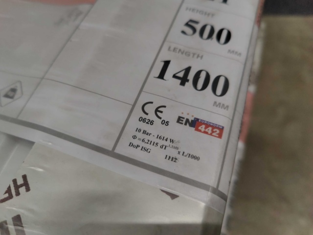 1099391-6 7 radiators Henrad Compact All In 500x1400 mm