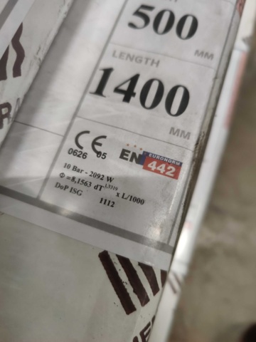 1099391-11 7 radiators Henrad Compact All In 500x1400 mm