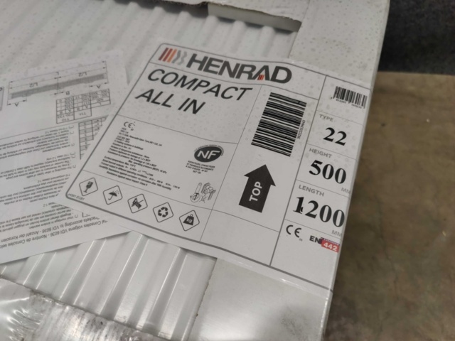 1099396-4 7 radiators Henrad Compact All In 500x1200 mm