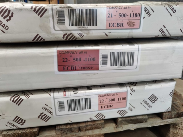 1099413-2 3 st Radiatorer Henrad Compact All In 500x1100 mm