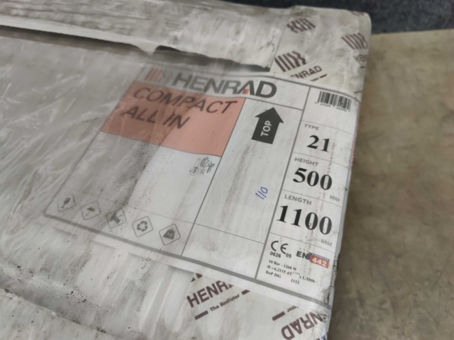 1099413-3 3 st Radiatorer Henrad Compact All In 500x1100 mm