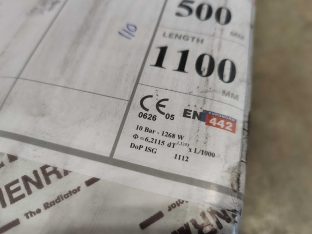 1099413-4 3 st Radiatorer Henrad Compact All In 500x1100 mm