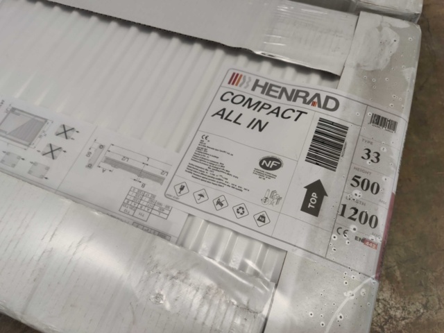 1099414-6 4 st Radiatorer Henrad Compact All In 33 500x1200 mm