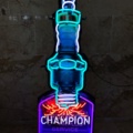 1112674-2 New neon sign Champion spark plug