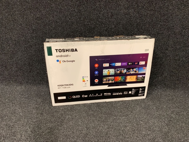 1084639-3 43" 4K QLED Android™ Smart TV with built-in Chromecast Toshiba 43QA7D63DG
