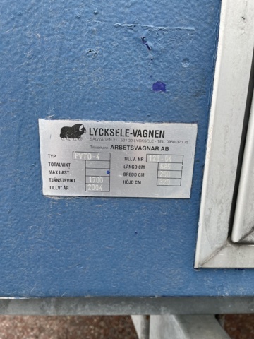 898505-11 Crew shed Personnel wagon Lykselewagen PVTD-4