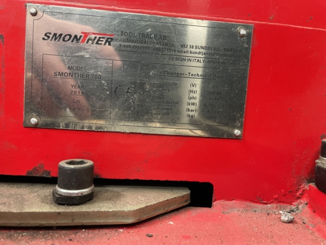 1085856-10 Smonther Tire machine with auxiliary arm