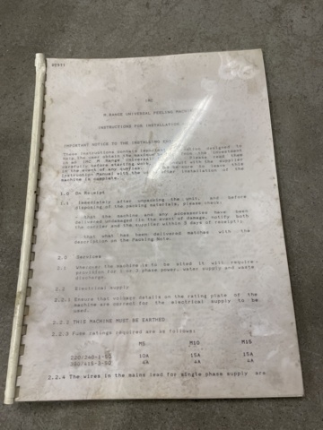 998938-9 Potato peeler / Vegetable chopper IMC