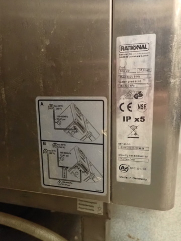 1112601-5 Varmluftugn Rational